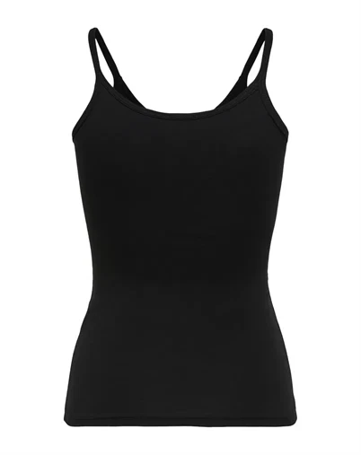 Only - Love Strap Singlet Top - Black